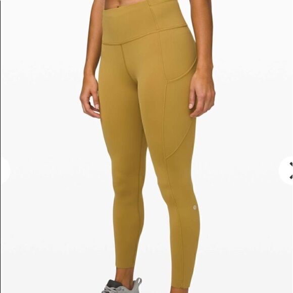 LULULEMON LEGGINGS FAST AND FREE HR 25” TIGHT GRPL - Picture 1 of 10